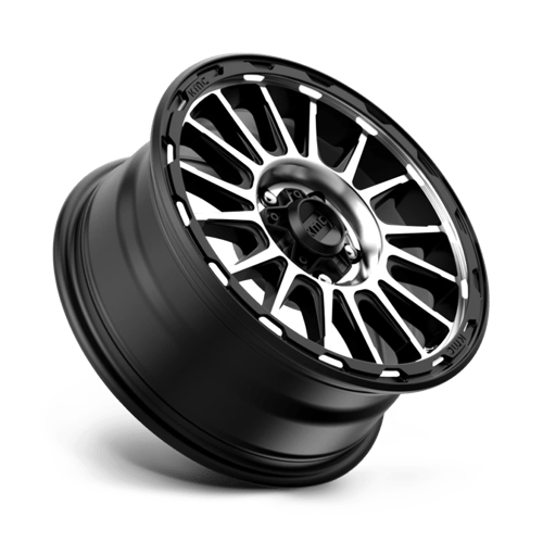 KMC KM542 17x8 5x4.25 S-BLK MACH 38MM