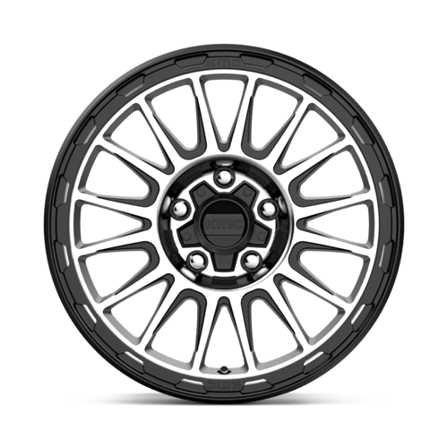 KMC KM542 17x8 5x4.25 S-BLK MACH 38MM