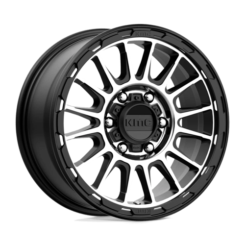 KMC KM542 16x8 6x5.5 S-BLK MACH 00MM