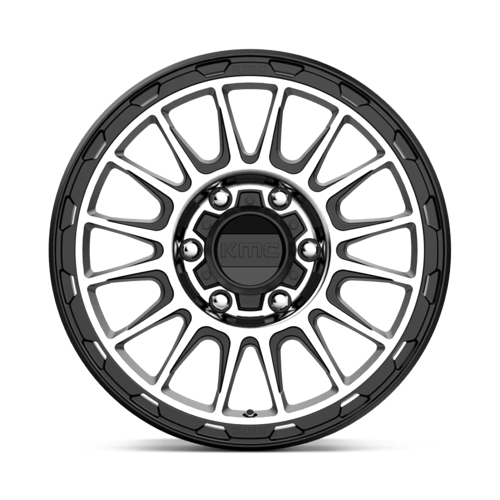 KMC KM542 16x8 6x5.5 S-BLK MACH 00MM