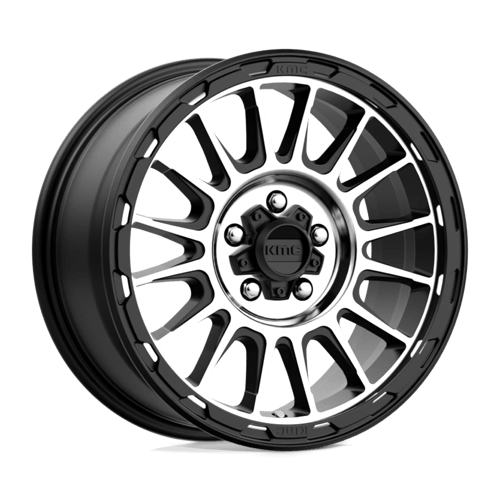 KMC KM542 17x8 5x4.5 S-BLK MACH 35MM