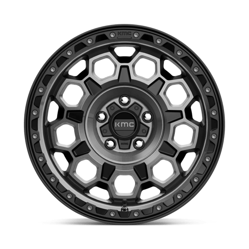 KMC KM545 17x9 6x5.5 S-BLK GTCC -12MM