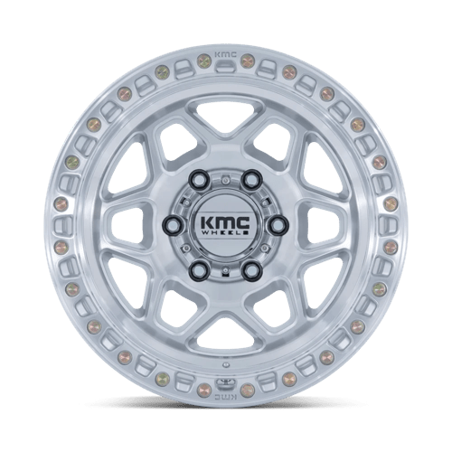 KMC TORX 17x9 6x5.5 106 -12 G-SLV MACH-FC