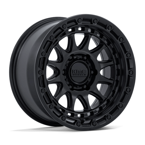 KMC CRUX 17x8.5 6x4.5 66 +25 BLK-OUT