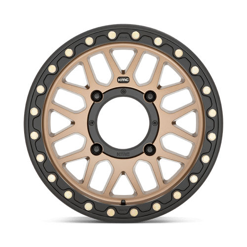 KMC GRENADE UTV BL 15x7 4x156 S-BRONZE 10MM