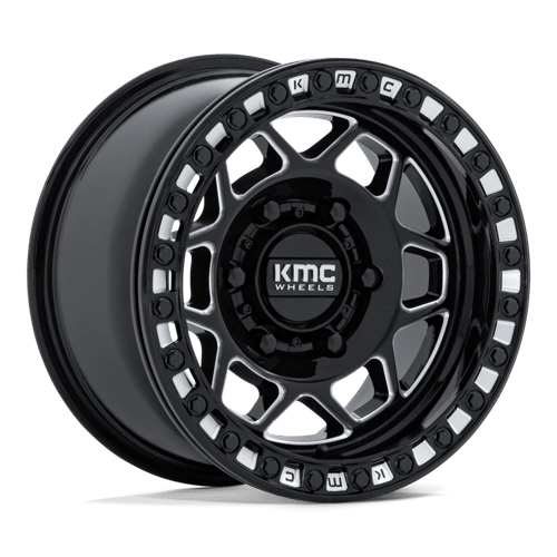 KMC TORX UTV BL 15x8 6x5.5 100 +0 G-BLK-MILL