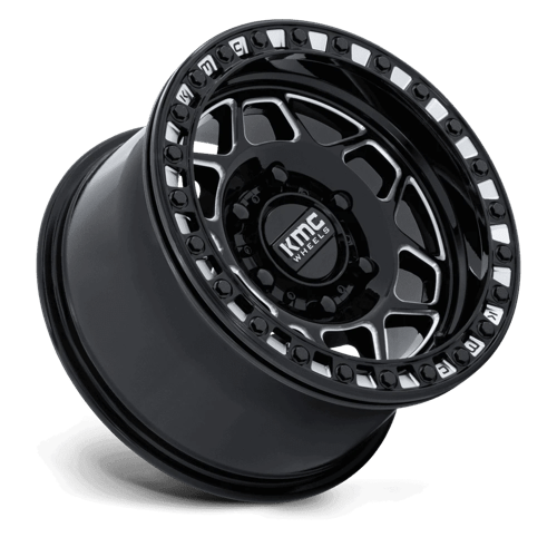 KMC TORX UTV BL 15x8 6x5.5 100 +0 G-BLK-MILL