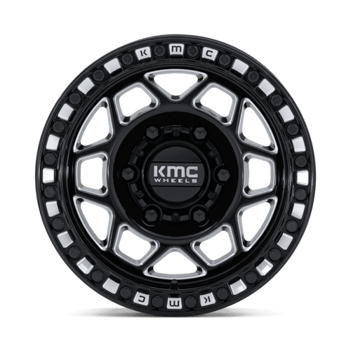 KMC TORX UTV BL 15x8 6x5.5 100 +0 G-BLK-MILL