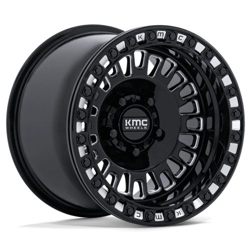 KMC AZTEC UTV BL 15x7 5x4.5 72 +38 GBLK-MILL