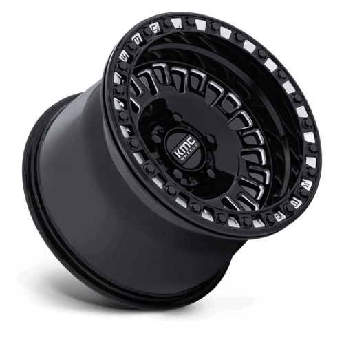 KMC AZTEC UTV BL 15x7 5x4.5 72 +38 GBLK-MILL