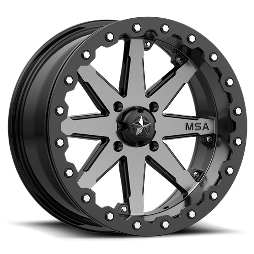 MSA LOK UTV 15x7 4x137 CHARCOAL TINT 00MM