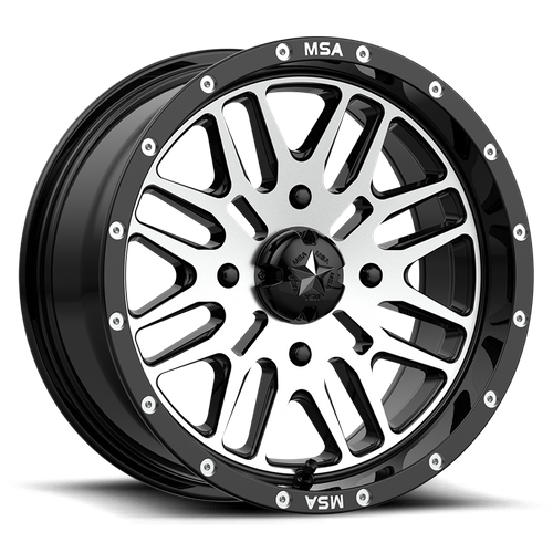 MSA BRUTE UTV 14x7 4x137 G-BLK MACH 10MM