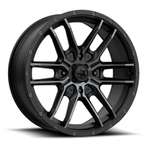 MSA FANG UTV 18x7 4x137 S-BLK TTCC 10MM