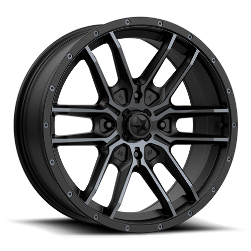 MSA FANG UTV 18x7 4x137 S-BLK TTCC 10MM