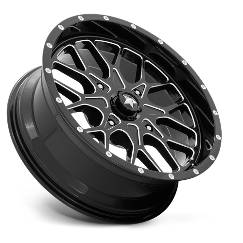 MSA PORTAL UTV 20x7 4x137 112 G-BLK-MILL +0
