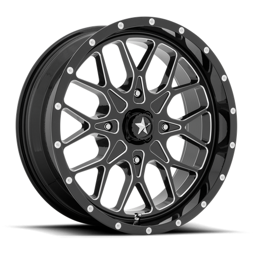 MSA PORTAL UTV 20x7 4x137 112 G-BLK-MILL +0