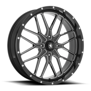 MSA PORTAL UTV 24x7 4x156 115 G-BLK-MILL +0