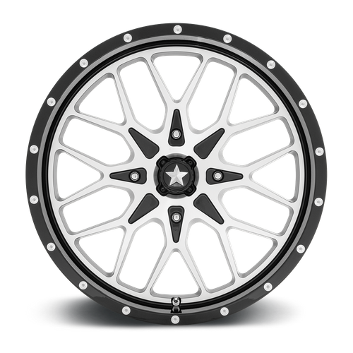 MSA PORTAL UTV 20x7 4x137 112 G-BLK-MACH +0