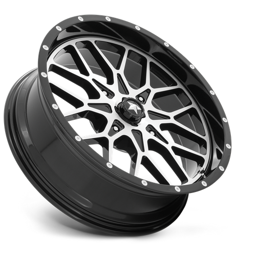 MSA PORTAL UTV 14x7 4x110 86 G-BLK-MACH +10