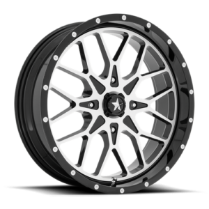 MSA PORTAL UTV 14x7 4x110 86 G-BLK-MACH +10