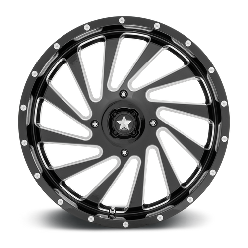 MSA BLADE UTV 20x7 4x137 112 G-BLK-MILL +0