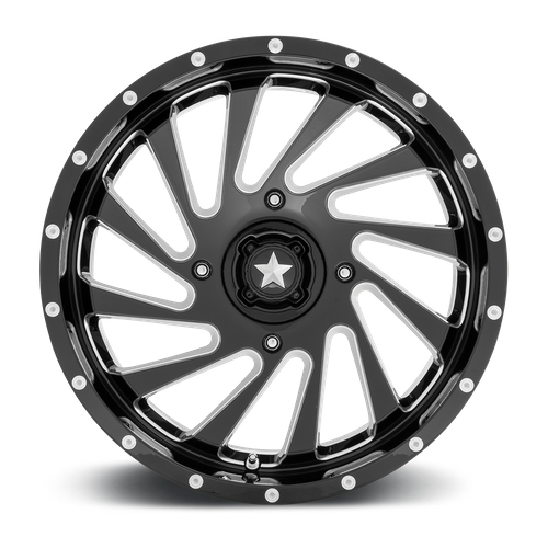 MSA BLADE UTV 18x7 4x137 112 G-BLK-MILL +0