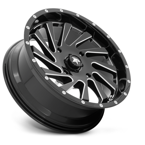 MSA BLADE UTV 18x7 4x137 112 G-BLK-MILL +0