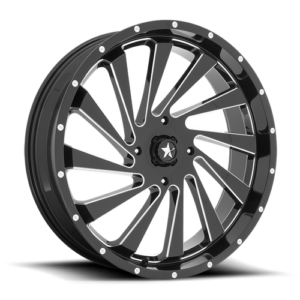 MSA BLADE UTV 24x7 4x156 115 G-BLK-MILL +0