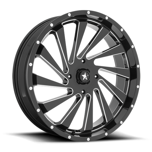 MSA BLADE UTV 24x7 4x156 115 G-BLK-MILL +0