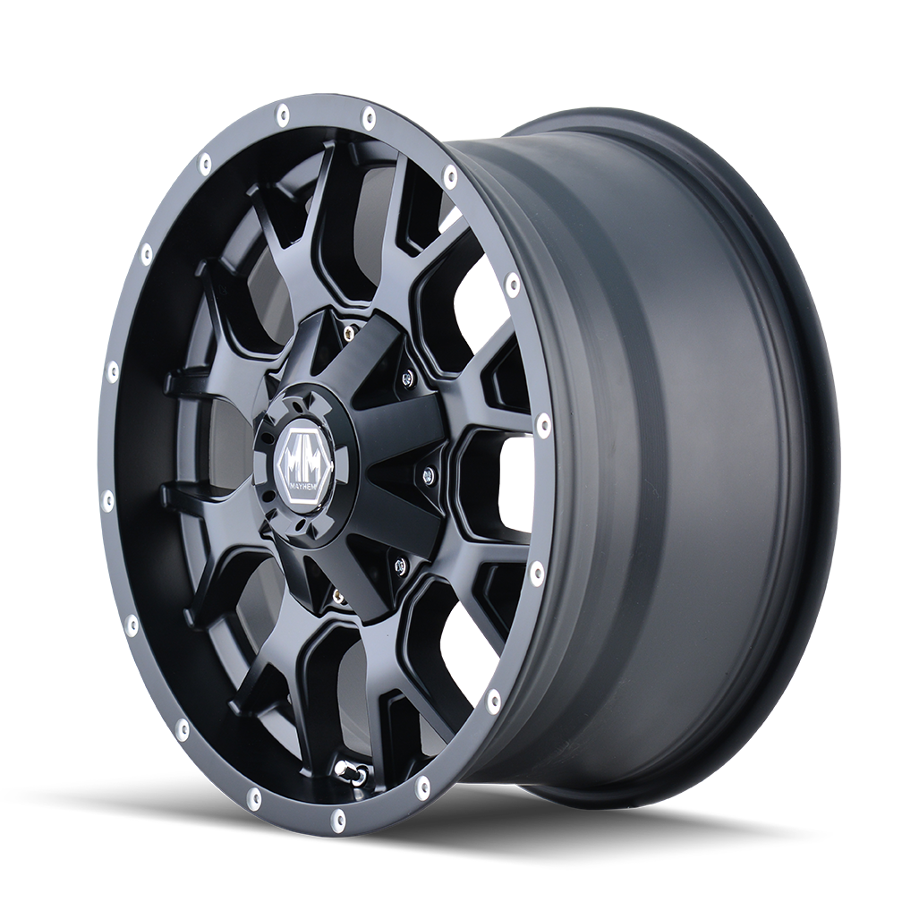 Mayhem MAYHEM WARRIOR 8015 MATTE BLACK 18x9 8-170 18MM 125.2MM