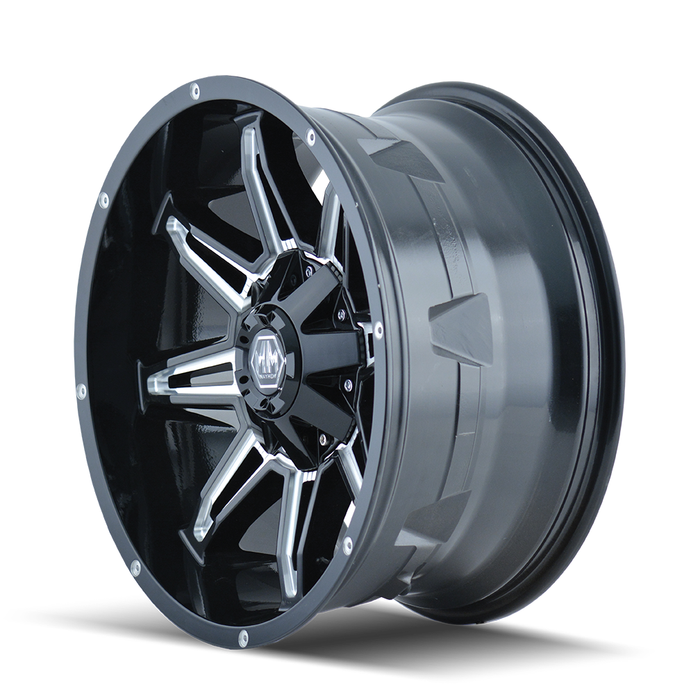 Mayhem MAYHEM RAMPAGE 8090 GLOSS BLACK MILLED 20x9 8-165.1 18MM 130.8MM