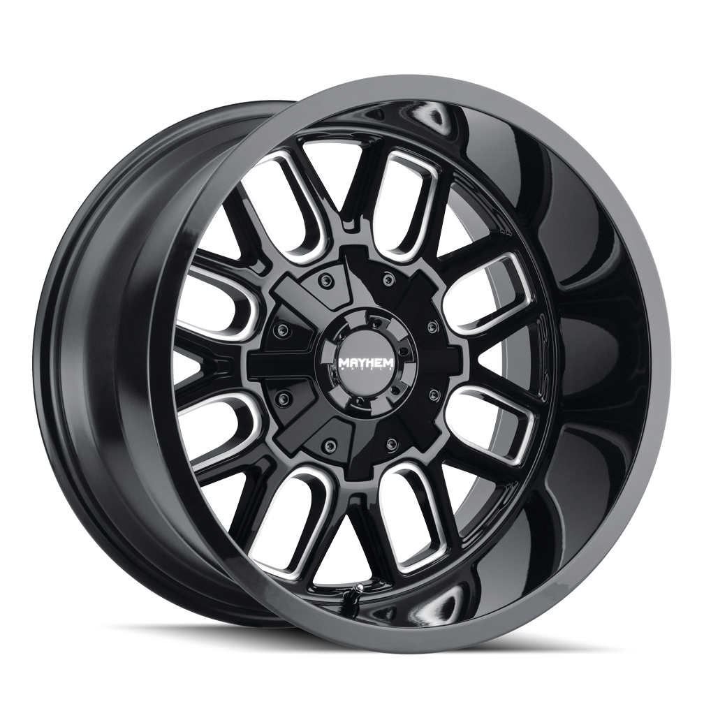 Mayhem MAYHEM COGENT 8107 GLOSS BLACK MILLED 20x9 8-165.1 0MM 130.8MM
