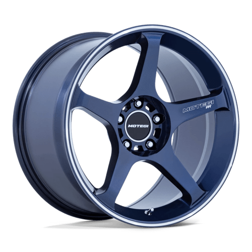 Motegi BATTLE V 17x8.5 5x4.5 72 +35 OB-BLU MCH