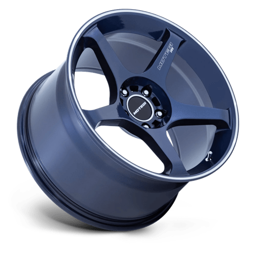Motegi BATTLE V 18x9.5 5x4.5 72 +38 OB-BLU MCH