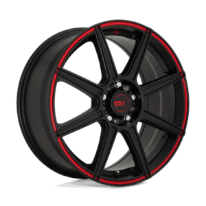 Motegi MR142 17x7 4x100/4.25 S-BLK RED 40MM