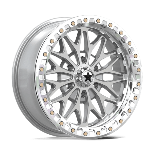 MSA BOLO UTV BL 18x7 6x5.5 100 +10 G-SLV-MCH