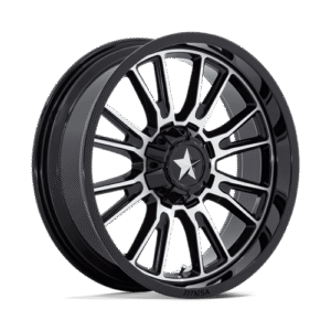 MSA THUNDERLIPS UTV 22x7 4x137/156 G-BLK MCH