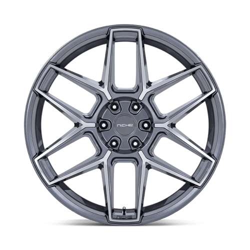 NICHE RISE 22x9.5 5x120 72 +30 ANTH MACH-FC