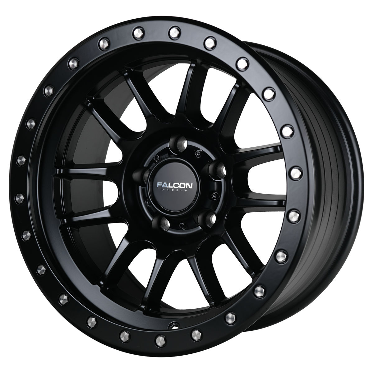 T7 Matte Black 17x9