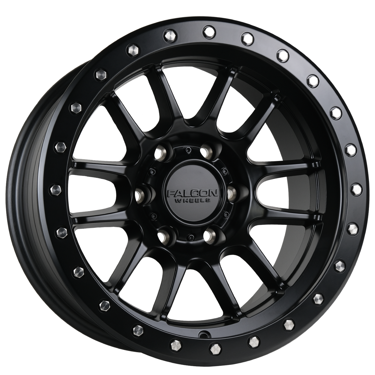 T7 Matte Black 17x9