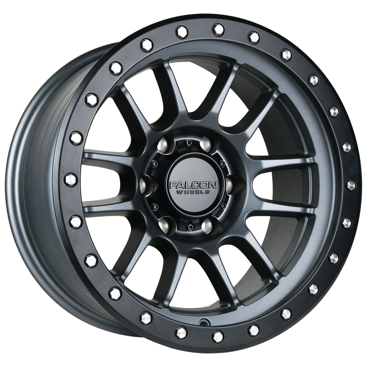 T7 Matte Gunmetal 17x9