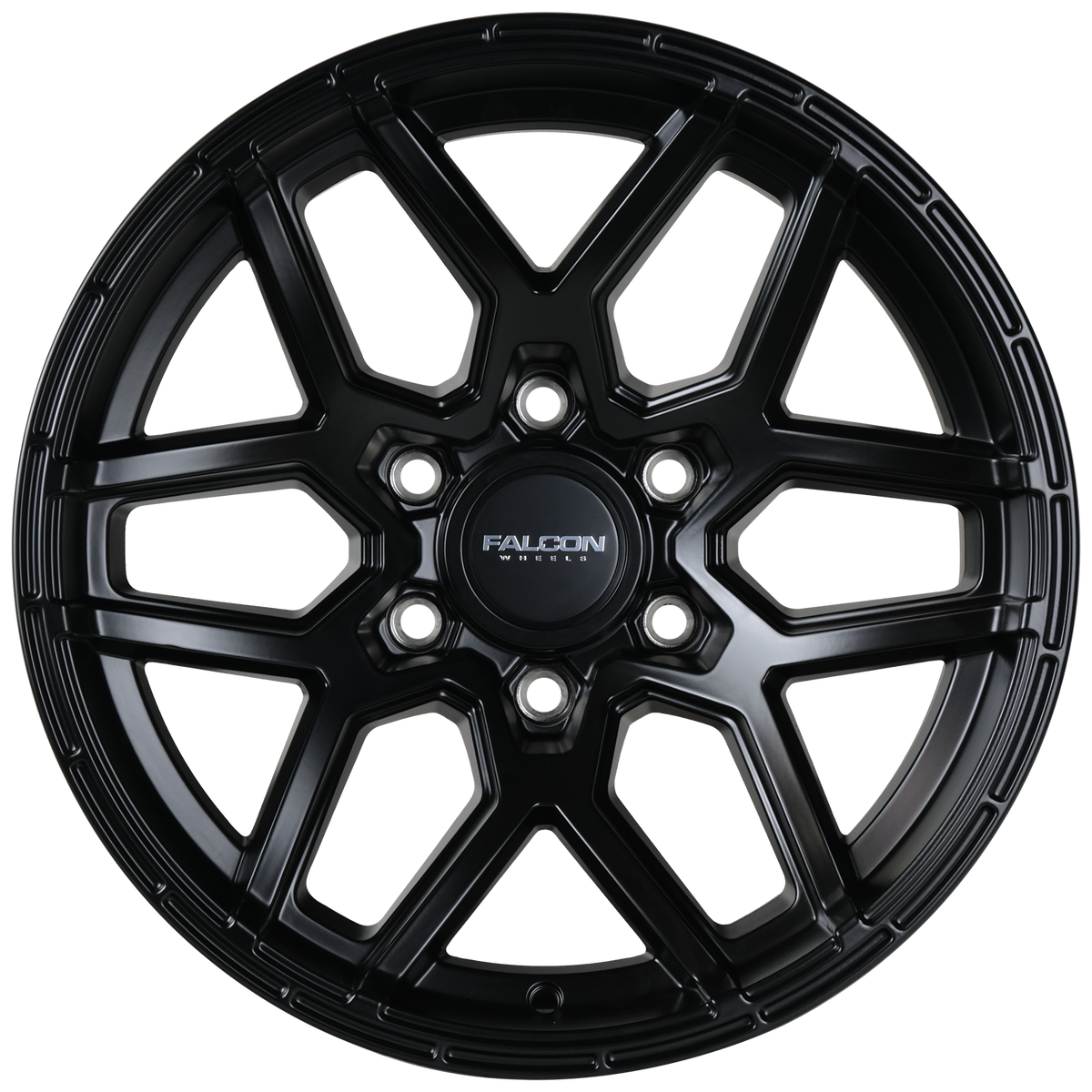T9 Atlas Matte Black 17x9