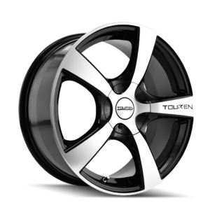 Touren TOUREN TR9 3190 GLOSS BLACK MACHINED 16x7 5-105/5-108 42MM 72.62MM