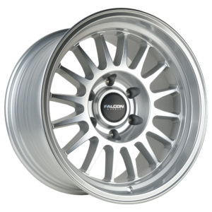 TX2 Stratos Silver w/Machine Face 17x9