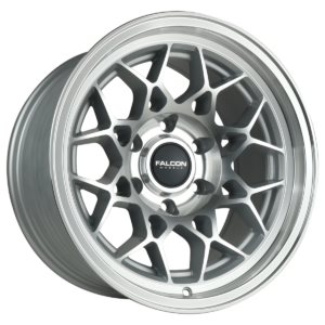 TX3 EVO Silver w/Machine Face 17x9