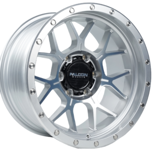 TX Titan Silver W/ Machine Face 17x9