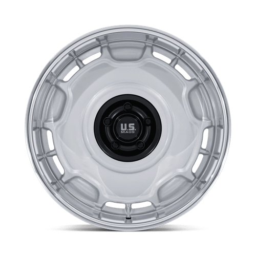 U.S. MAGS WHEELS ARLINGTON 22x9 5x5 78 +15 SLV-BLK-DC