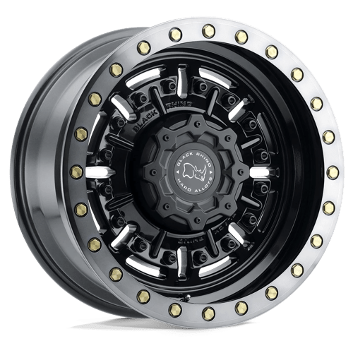 Black Rhino BR ABRAMS 17x9.5 5x127 -18 71 G-BLK DDT