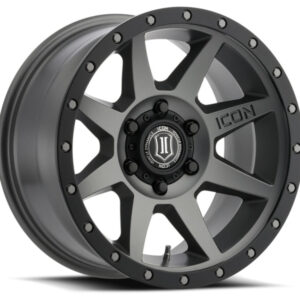 ICON Rebound 17x8.5 6x5.5 25mm Offset 5.75in BS 95.1mm Bore Titanium Wheel