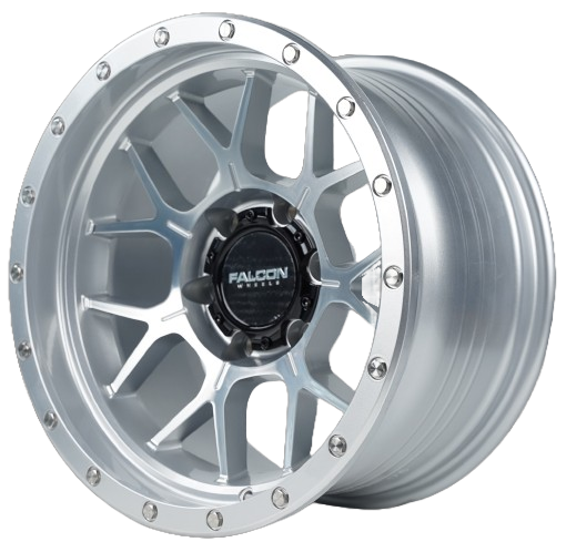 TX Titan Silver W/ Machine Face 17x9